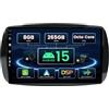BXLIYER SXAUTO ¦ 8G+256G, 8-Core ¦ Android 15 IPS Autoradio Per Benz Smart 453 Fortwo (2014-2020) - Senza fili Carplay & Android Auto - LED Camera + MIC - DAB Fast-boot Volante 360-CAM WIFI - 2 Din 9 Pollici