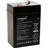 akku-net Batteria al piombo per bambini quad Peg Perego Feber 6V 6Ah (sostituisce anche 4Ah, 4,5Ah), 6V, Lead-Acid