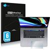 savvies 6 Pezzi Pellicola Protettiva per Apple MacBook Pro 16 2019 (Touch Trackpad) Protezione Schermo Trasparente