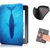 COCFOOKIW Custodia per 6 Pollici Kindle Paperwhite 5a/6a/7a Generazione (Versione 2012/2013/2015), Pelle morbida TPU Cover Protettiva Alla Moda con Cinturino da Polso e Automatica Veglia/Dormire
