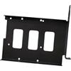 LeeQinersw Kit di Montaggio per unità Disco con ripiano per alloggiamento unità per SSD PCI HDD, Robusto Adattatore SSD per Computer con Montaggio su Telaio, 3.5inch Black