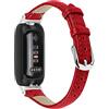 AISPORTS Compatibile con Fitbit Inspire 3 Cinturino in Pelle, Morbido Cinturino Traspirante Sottile Fibbia Classica in Metallo Cinturino Cinturino di Ricambio per Fitbit Inspire 3 Fitness Tracker