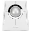 Kensington SlimBlade Pro EQ Trackball wireless, Bluetooth, connessione 2,4 GHz, ricaricabile, pulsanti programmabili, sfera bianco/argento