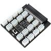 XMKT PCI-E 12V 50Pin a ATX 17 x 6Pin Alimentatore Server Adattatore Breakout Board per 750W 1100W 1600W 2000W 2400W PSU GPU Mining