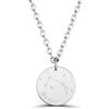 Moments Précieux Collana astro uomo medaglia incisa Ariete, argento