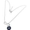 Moun Jewels Collana girocollo con infinito e ciondolino personalizzabile, in argento 925.