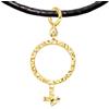 Iri jewelry Charm da Collana Intergender Pride Argento 925 Placcato Oro LGBTQ+ Gioiello