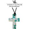 Linea Italia Venetiaurum - Collana in vetro di Murano e argento 925 Made in Italy