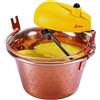 Ardes AR2480 Paiolo In Rame Per Polenta e Marmellata Porzioni Per 8/12 Persone Diametro 28 cm