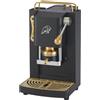 FABER COFFEE MACHINES | 3.0 PRO ESSENTIAL | Macchina Caffè ESE 44mm Compatta con, Tanica in Vetro, Portacialda Estraibile e Pressacialda Ottone Regolabile (Black, OTTONE)