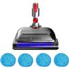 WQMEOR Testine elettriche for pavimenti asciutti e bagnati. Compatibili con Dyson V11, V7, V8, V10, V15. Ricambi for aspirapolvere e lavapavimenti.