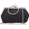 Generic Borsa pochette FRANCY con chiusura clic clac con Bracciale Swarowsky con tracolla a scomparsa handmade in ITALY. Personalizzabile