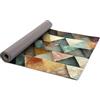 HomeLife Tappeto Cucina Antiscivolo Lavabe 52X200 Made in Italy | Passatoia Antimacchia in PVC Interni e Esterni Stampa Triangolo Astratto | Tappeti Runner Lungo in Gomma [200 cm]