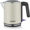 Severin WK 9577 bollitore Elettrico 2400 W Beige, Nero