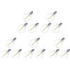Jojomino 15Pcs G40 Led Lampadine di ricambio, E12 Base a vite Infrangibili LED Globe Lampadine per Luci a Stringa Solare