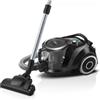 BOSCH Hausgeräte BGC41XSIL, Aspirapolvere Senza Sacco Serie 6, Nero