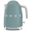 Smeg KLF03EGMEU kettle Smaragdgrün, Ästhetik im Stil der 50er years
