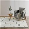 benuta Basic Tappeto salotto Elvy - Crema 120x170 cm - Astratto morbido rilievo soggiorno - Facile pulizia - Resistente - Pavimento riscaldato