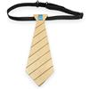 Il Cravattino.com ILCRAVATTINO.COM Cravatta Corta in Legno, Cravattino Modello REGULAR, per Eventi Eleganti, Stile Audace e Glamour, 13 inserti disponibili (Azzurro Liscio, Classico)