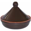 Fratelli Colì Colì Maioliche e Terrecotte dal 1650 Tajine in Terracotta, Diametro 26 CM (Brunella)