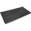 emmevi Zerbino Gomma Dura Antiscivolo Raschiafango Pulisci Scarpe Drenante Esterno Robusto Mod.COMPOS_40X70