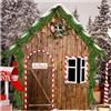 WGXIA Artificiale Natale Norfolk Pine Garlands Decorazione di Natale, Real Touch Winter Pine Garland, Verde Artificiale Greenery Garland per Tavolo, Mantello, Parete (Green-7.6m (25ft), 1pc)