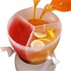Generico Dispenser per Bevande - Distributore Succo 5.3L per Feste | Caraffa a 3 Scomparti con Rubinetto, Contenitore Rotante Antigoccia per Tè Freddo Limonata Succhi Caffè Freddo