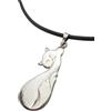 Cozzi Gioielli Gattone : Ciondolo in Argento 925 e Girocollo in Caucciù con Chiusura in Argento 925 - Collana con Gatto - Gattino - Micio - Micione - Micetto - Felino -