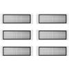 WQMEOR Filtri HEPA, compatibili con Xiaomi. Vacuum 1S SDJQR01RR, compatibili con Roborock. S50, S5 MAX, S6 Pure, Maxv, E4, E5. Accessori for robot aspirapolvere.(6PCS)