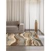 RugVista Marble, Tappeto, Moderni, 250 x 300 cm, Rettangolare, Pelo medio, Soggiorno, Camera da letto, Lavabile solo a secco, Certificato Care & Fair, Grigio/Beige