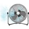 Cecotec Ventilatore da Pavimento EnergySilence 4500 GyroPro. 110 W, 3 Pale Metalliche 18 (45 cm), Oscillazione Automatica, 3 Velocità, Motore in Rame, Regolabile, Finitura Cromata