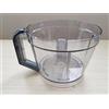Generico 00752280 Contenitore, recipiente con impugnatura manico nero, compatibile con robot da cucina BOSCH MULTITALENT 8 MC812...