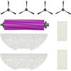 EUREKA Accessori di ricambio originali compatibili per robot aspirapolvere E20 Plus, il kit di ricambio include: 1 spazzola a rullo + 2 filtri HEPA + 4 spazzole per spazzare i bordi + 2 panni per