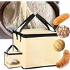 SikRea Lievitatore Per Impasto (20L 30L 35L 50L), Scatola Di Lievitazione, Con Riscaldatore + Maniglia, Regolazione A 3 Marce, Riutilizzabile, Riscaldamento A Bassa Temperatura,50L