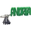 JP-3D Portachiavi Personalizzato con Nome o Testo Stampato in 3D - Regalo Originale per Compleanni, Anniversari e Occasioni Speciali