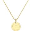 Moments Précieux Collana personalizzata Battesimo, disegno Croix & Rameaux, placcato oro