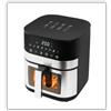 FLM SYSTEM Friggitrice ad Aria Senza Olio Multifunzione - Disponibile con Cestello da 2.6L, 3.5L o 5L, Modelli con Display Digitale, Fino a 8 Programmi e Finestra di Visualizzazione, Cottura Salutare (5 LITRI)