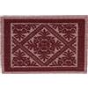 SpazioTessile Tappeto Sardo Stuoia Passatoia 100% Cotone Made In Italy ch 100% Cotone Jaquard (Bordò, 55x140)