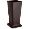 Acan Tradineur Portaombrelli in plastica quadrato Wet, design moderno, portaombrelli, decorazione, made in Spagna, 51,5 x 26 x 26 cm
