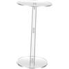 Sharplace Supporto per fiori trasparente, alto vaso in acrilico, espositore decorativo da 9 pollici, centrotavola per matrimoni, accessorio per la decorazione, 40 Cm