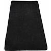 Casatessile CASA TESSILE Carezza tappeto bagno cm 55x90 Tappetino Bagno Assorbente in Cotone e lavabile in latrice - NERO