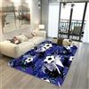 PEIHUODAN Tappeto Calcio Per Camera Da Letto Ragazzo Bambini, Motivo Da Football, Stile Graffiti Hip-hop, Tappeto Salotto Antiscivolo, Lavabile, Decorative Accessori Stanza Gaming (Colore 8,160x230cm)