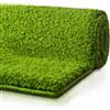 KARAT Tappetino da bagno certificato Oeko-TEX Standard 100, morbido, antiscivolo, lavabile, zerbino morbido per il bagno, 60 x 100 cm, verde mela