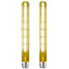 OUGEER LED Lampadina Vintage Edison 6W E27 300MM,T30 Tubolare Lampadine LED E27 Luce Calda 2700K Non Dimmerabile,600lm Stile Retro Decorativo Filamento Vintage-2 Pezzi
