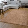 TT Home Tappeto Salotto Pelo Lungo Shaggy Morbido Monocolore Moderno Design Tinta Unita, Colore: Beige, Dimensione:140x200 cm