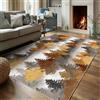 Generico Tappeto Salotto Foresta, 100x150 cm, Tappeto Motivo Autunnale Albero per Decorazioni Casa Camera da Letto, Lavabile in Lavatrice Antiscivolo Pelo Corto f201