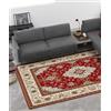 Pierre Tappeti Tappeto orientale classico TABRIZ ROSSO in ciniglia multiuso lavabile antiscivolo cm.65x220 passatoia