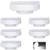 BVCL Lampadine GX53 LED, 10W GX53 LED Bianco freddo 6000K 1000LM, AC 220-240V Non Dimmerabili, Non Sfarfallanti, 6 Pezzi