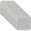 Puupaa Panno per pulizia Ecovacs per Winbot Mini Pulitore per Finestre Lavabili, Panno per Pulizia Ricambi Accessori (10 Pezzi)