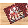 Tata Home Tappeto Cucina Natalizio Antiscivolo Lavabile Passatoia Corridoio Camera Natale Stampa Digitale Misura 52x250 cm Dis. Babbo Natale